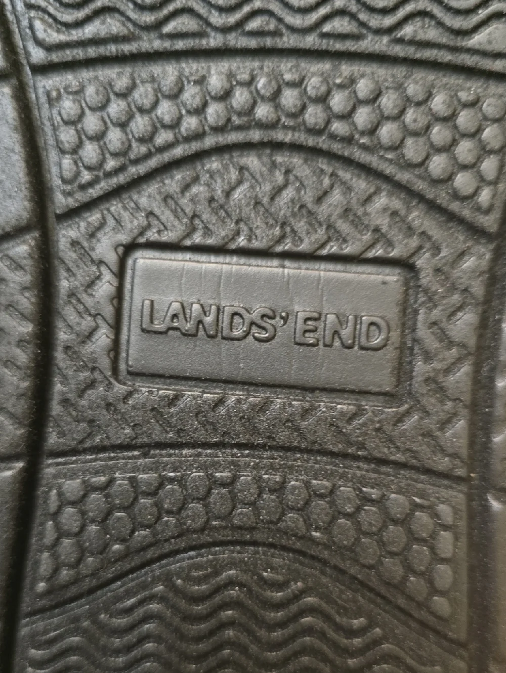 New Lands End Men's Size 8.5D Navy Sport Beach Sandals Water Shoes Adjustable